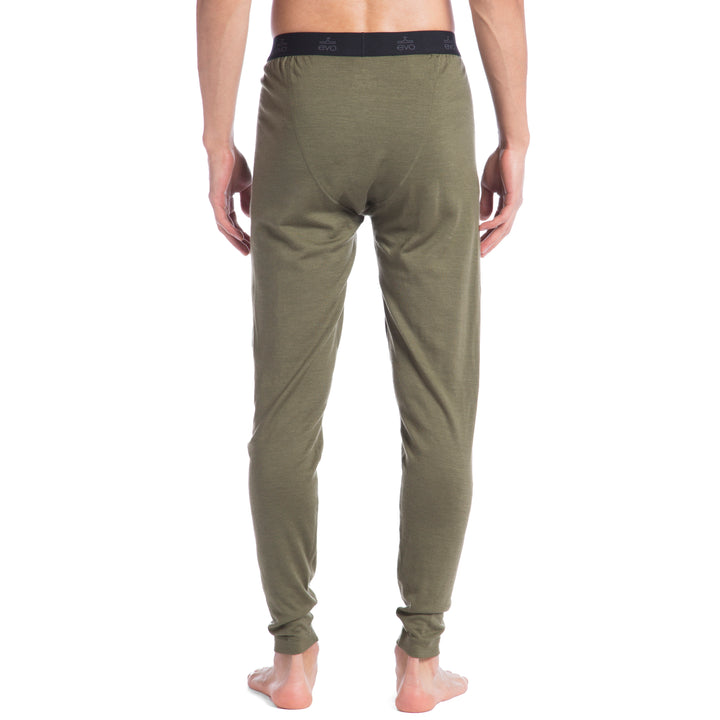 evo Ridgetop Merino Wool Midweight Pants Hemlock Back View