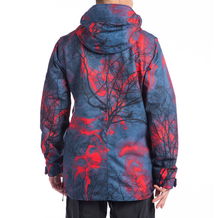 Volcom Brighton Pullover Anorak Black Print