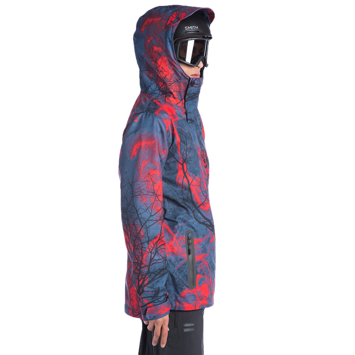 Volcom Brighton Pullover Anorak Black Print