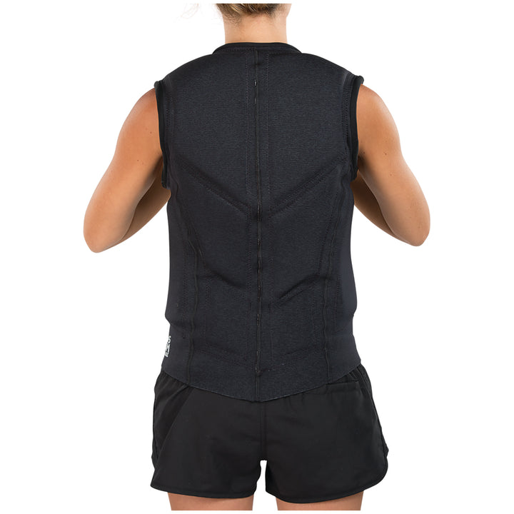 Liquid Force Z-Cardigan Comp Wakeboard Vest - Women's 2019 Black/Black