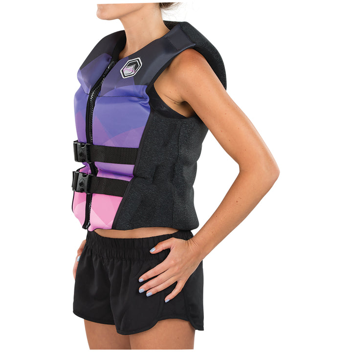 Liquid Force Diva CGA Wakeboard Vest - Women's 2019 Black/Purple
