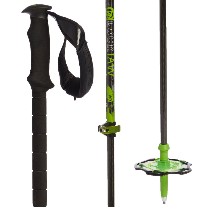 K2 Lockjaw Probe Carbon Plus Adjustable Ski Poles 2018