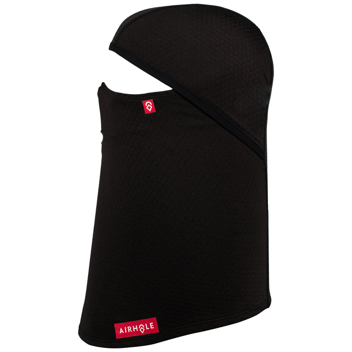 Airhole Full Hinge Waffle Knit Balaclava Black