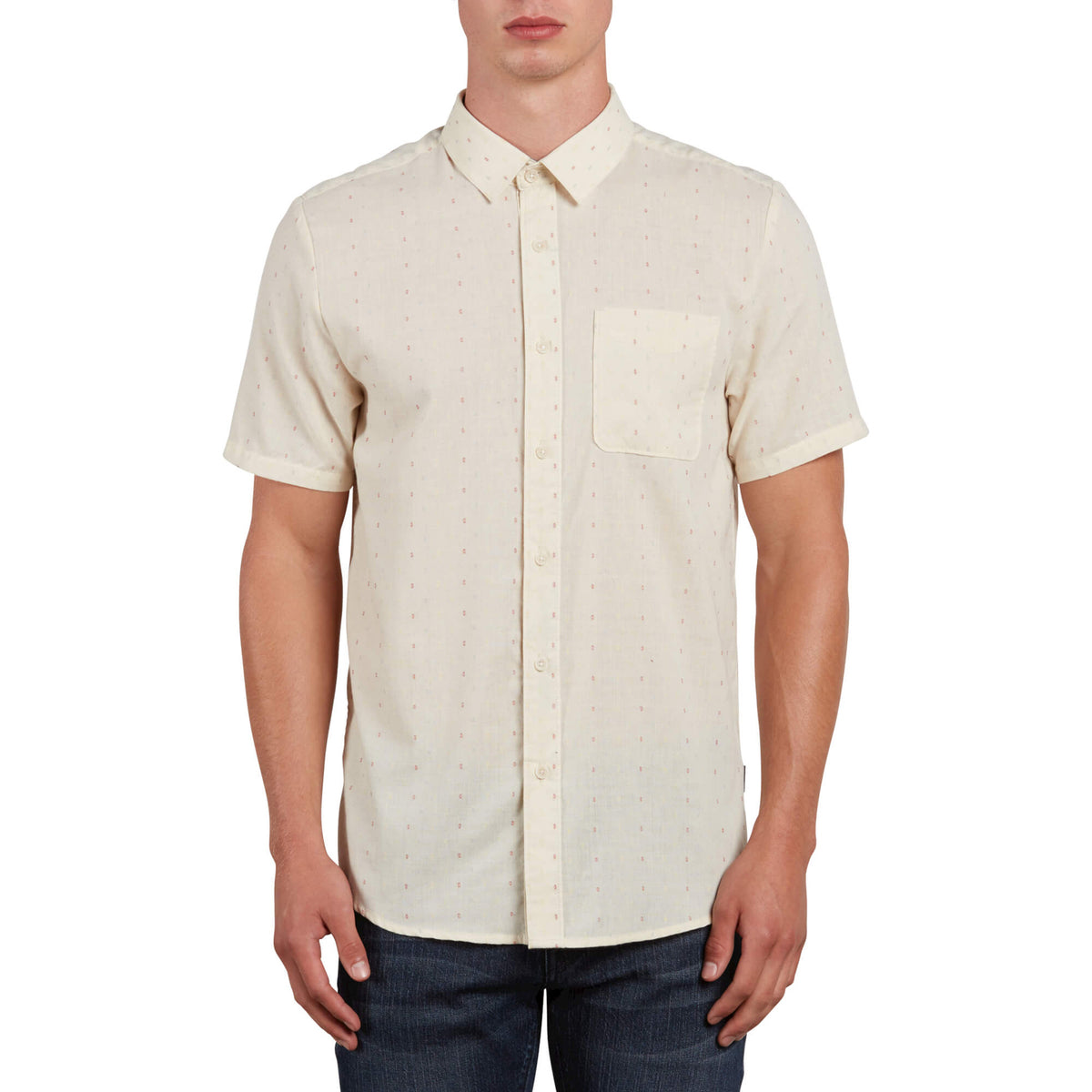 Volcom Dobler Short-Sleeve Shirt White Flash