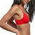 Volcom Simply Seamless V-Neck Bikini Top - Women's True Red