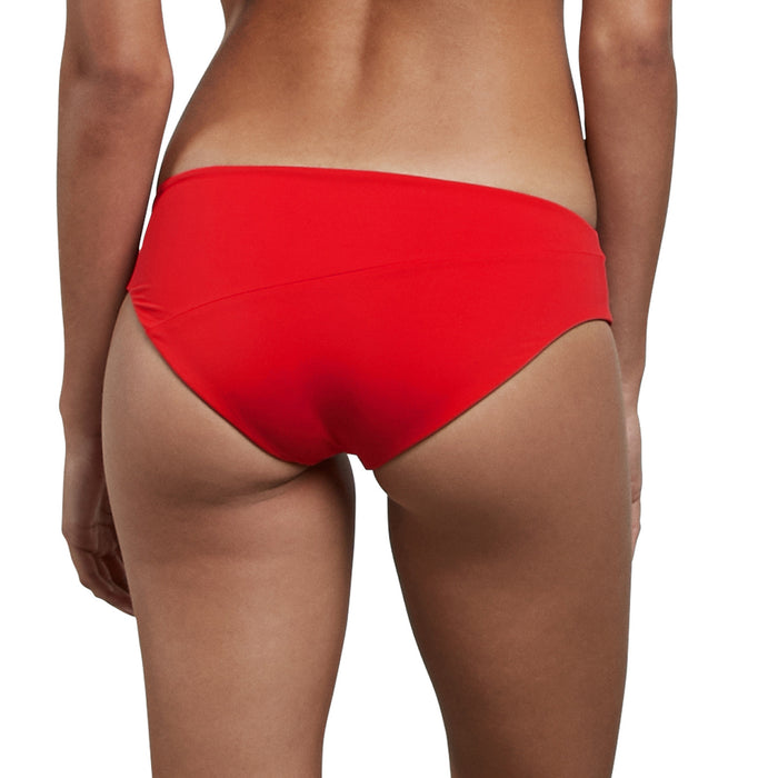 Volcom Simply Seamless Modest Bikini Bottoms - Women's True Red