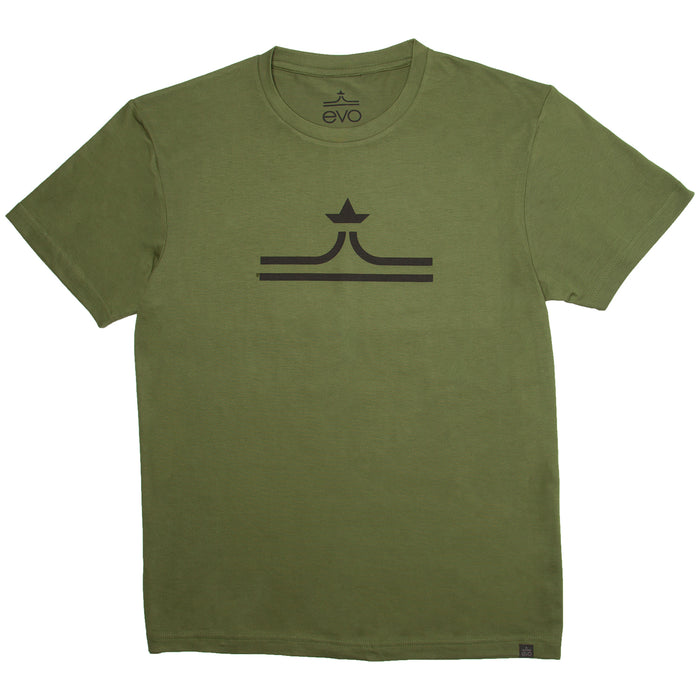 evo Crown Supima® T-Shirt Military Olive