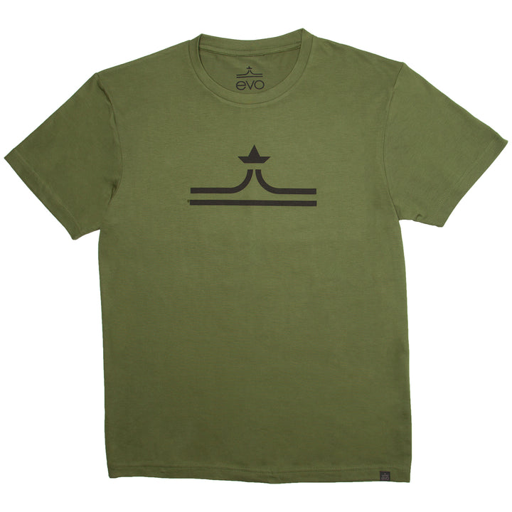 evo Crown Supima® T-Shirt Military Olive