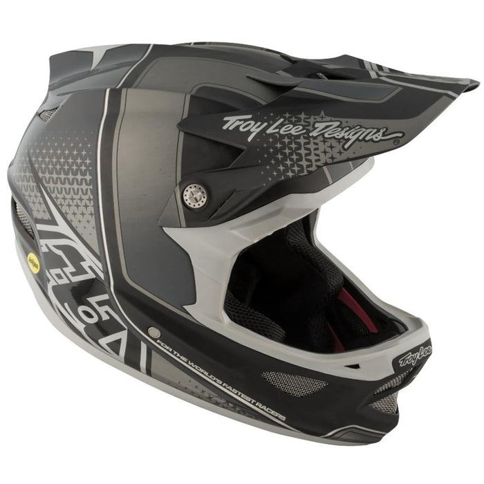 Troy Lee Designs D3 Carbon MIPS Bike Helmet Starburst Black