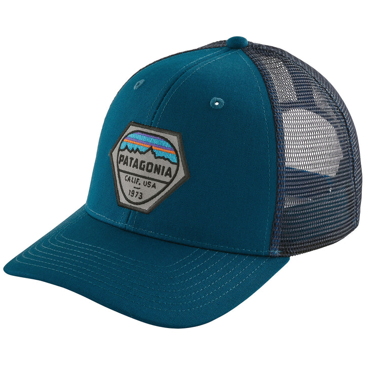 Patagonia Fitz Roy Hex Trucker Hat Big Sur Blue