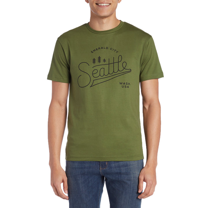evo Seattle Supima® T-Shirt Military Olive
