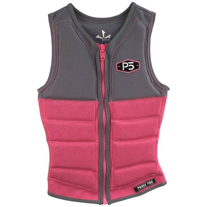 Phase Five Ladies Pro Wakesurf Vest - Women's 2018 Grey/Pink
