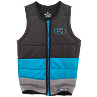 Phase Five Mens Pro Wakesurf Vest 2018 Black/Blue::Black/Blue
