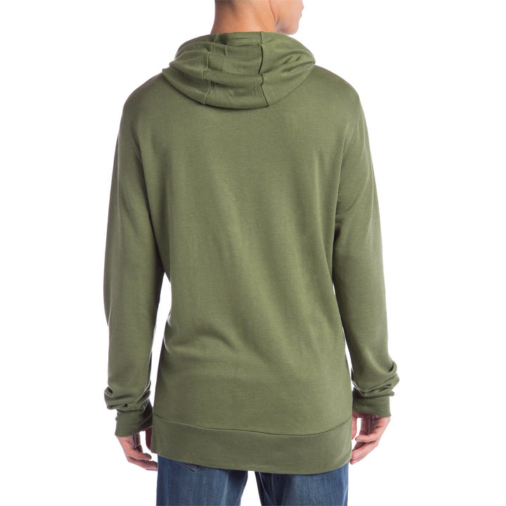 evo Ridgetop Merino Wool Pullover Hoodie Hemlock Back View