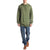 evo Ridgetop Merino Wool Pullover Hoodie Hemlock Detail 1 View