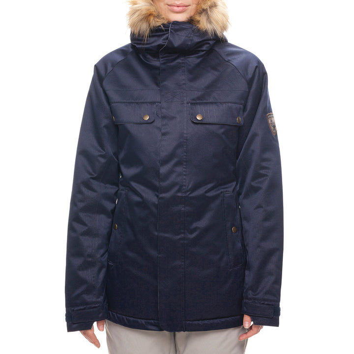 686 Dream Insulated Jacket - Women's Navy Gator Texture