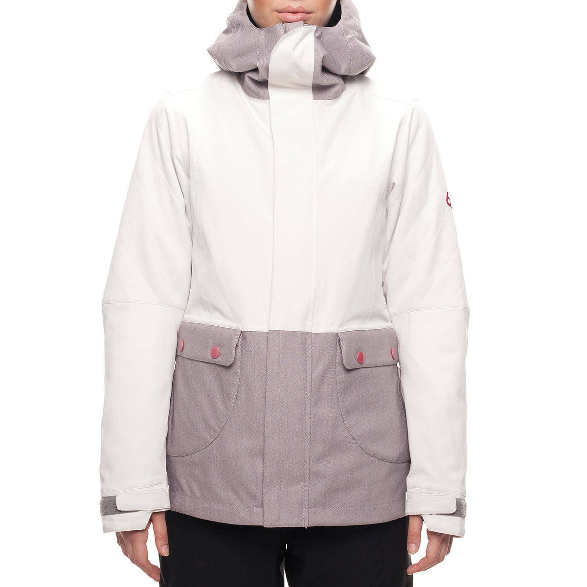 686 Smarty® 3-in-1 Aries Jacket - Women's White Colorblock
