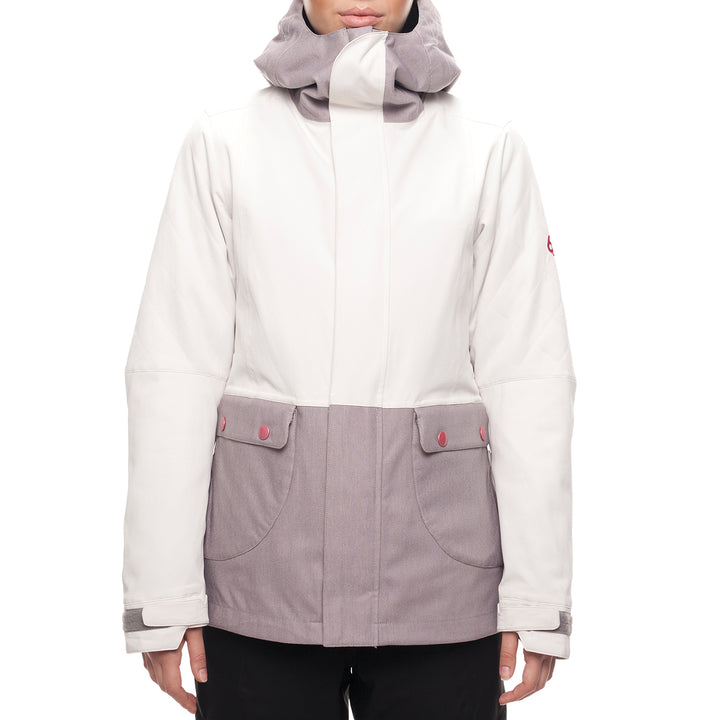 686 Smarty® 3-in-1 Aries Jacket - Women's White Colorblock