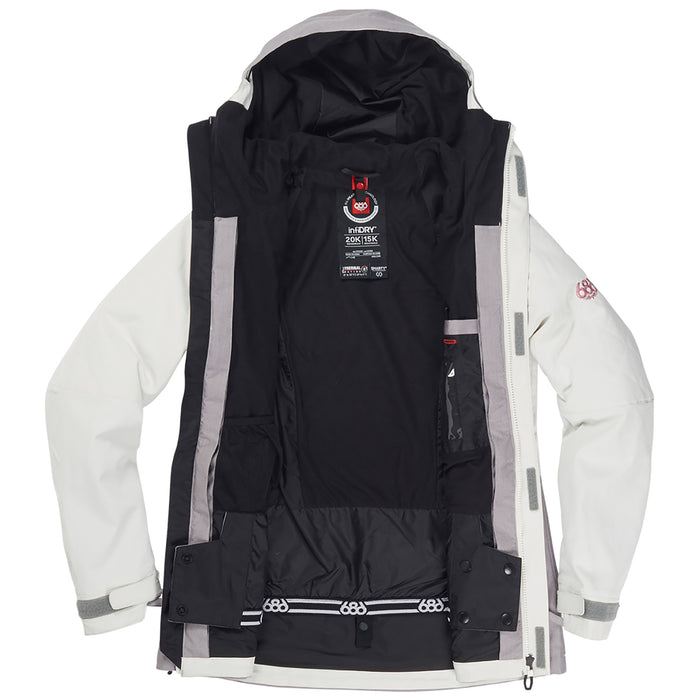 686 Smarty® 3-in-1 Aries Jacket - Women's White Colorblock