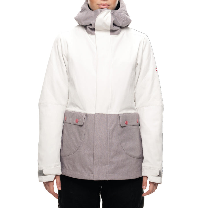686 Smarty® 3-in-1 Aries Jacket - Women's White Colorblock