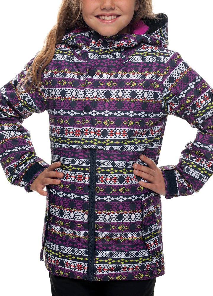 686 Belle Insulated Jacket - Girls' Nordic Print