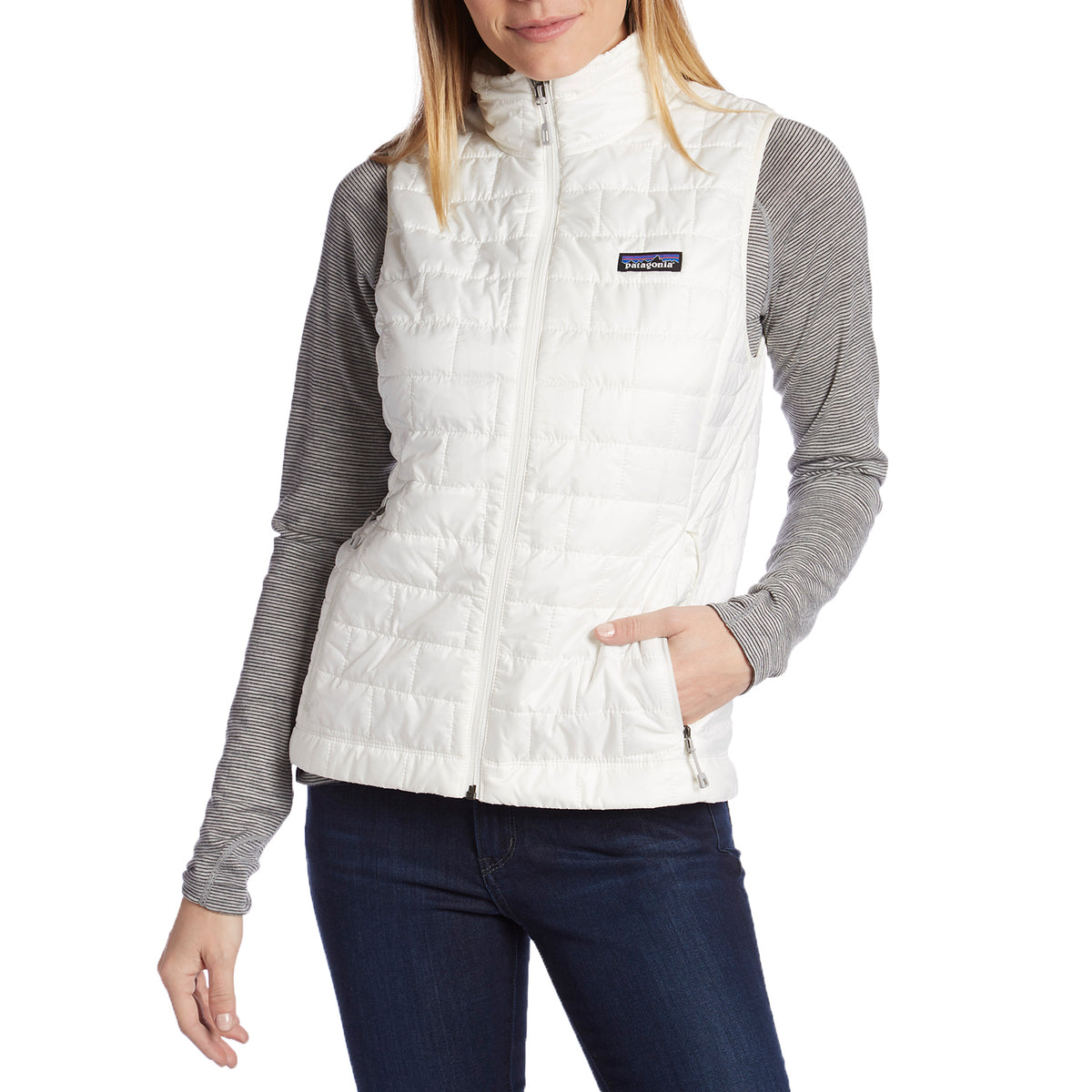 Patagonia Nano Puff Vest - Women's Birch White