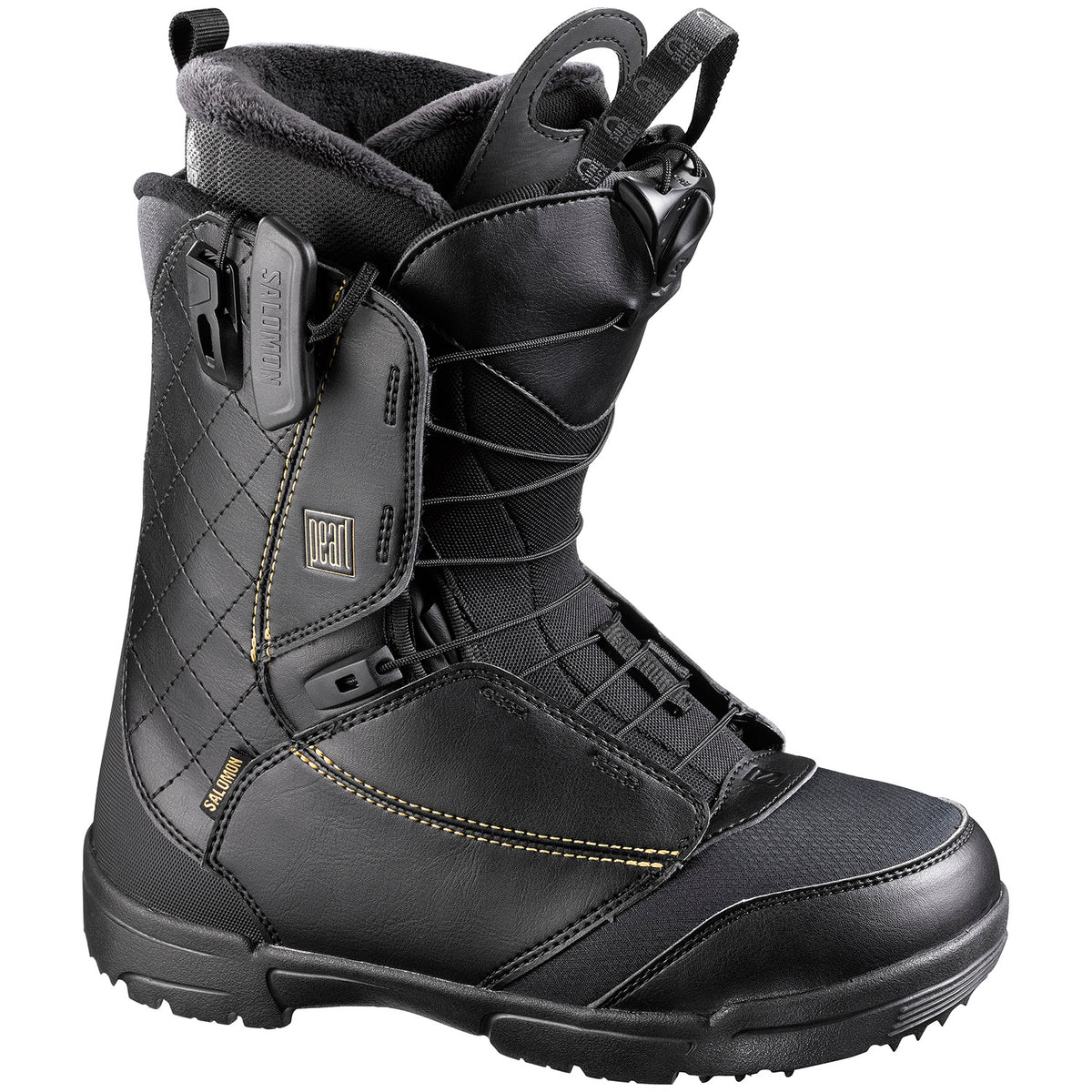 Salomon Pearl Snowboard Boots - Women's 2018 Black/Gold