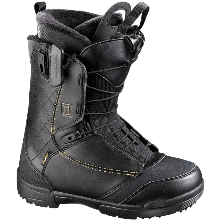 Salomon Pearl Snowboard Boots - Women's 2018 Black/Gold