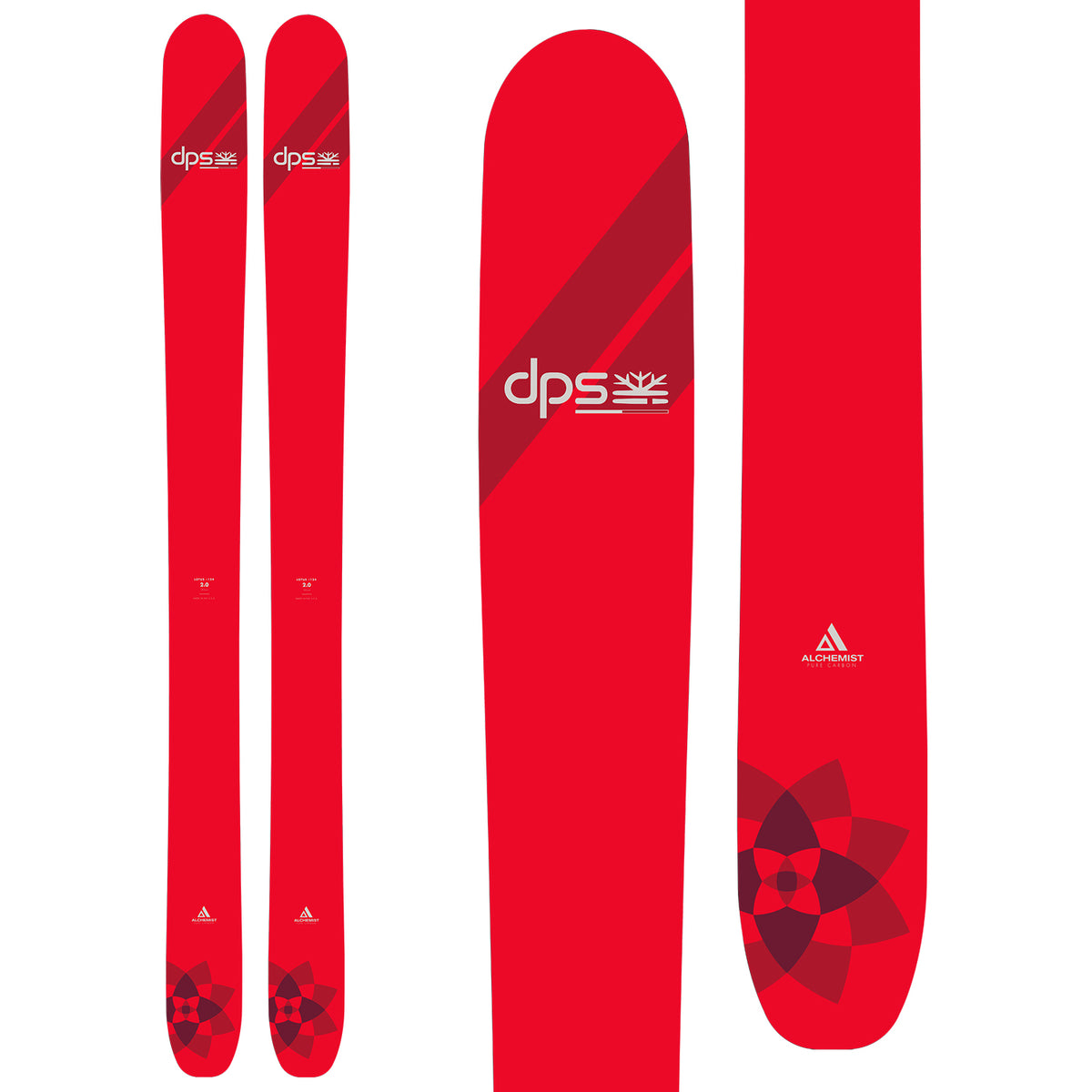 DPS Lotus 124 Alchemist Spoon Skis 2018