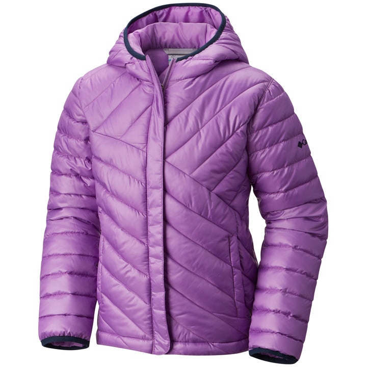 Columbia Powder Lite™ Puffer Jacket - Girls' Crown Jewel Front View