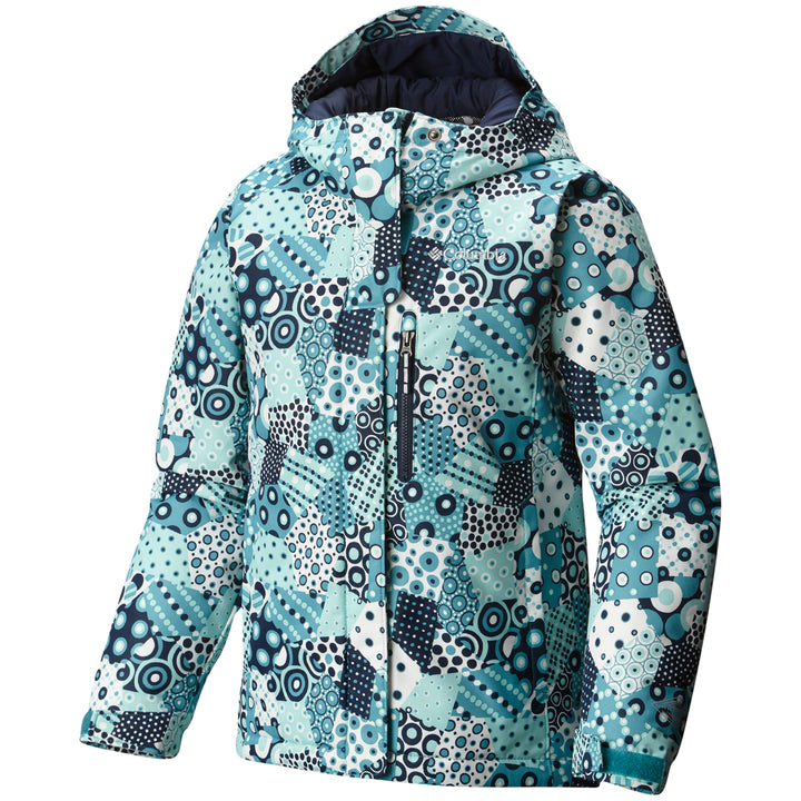 Columbia Magic Mile™ Jacket - Girls' Pacific Rim Patchwork Print Front View