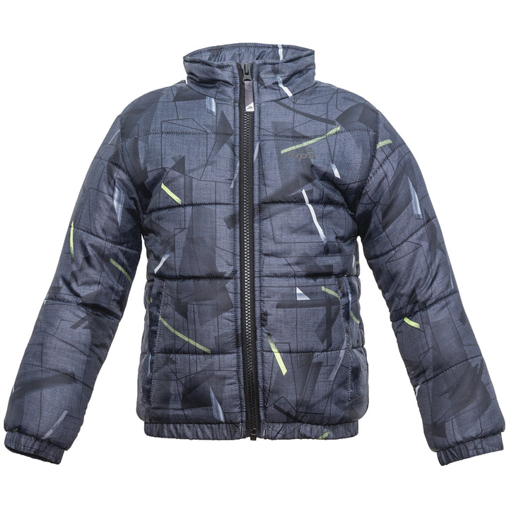 Jupa Ethan Jacket - Little Boys' Gray Pinstripe Print