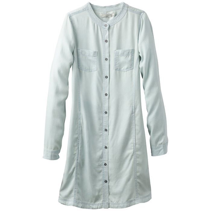 Prana Aliki Shirt Dress - Women's White Wash