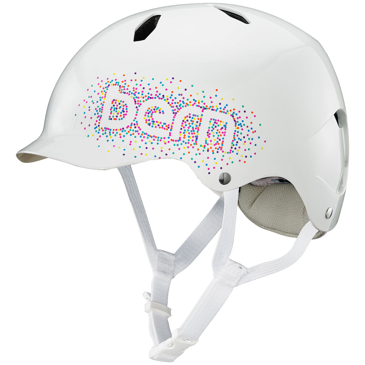 Bern Bandita EPS Bike Helmet - Girls' Gloss White Confetti