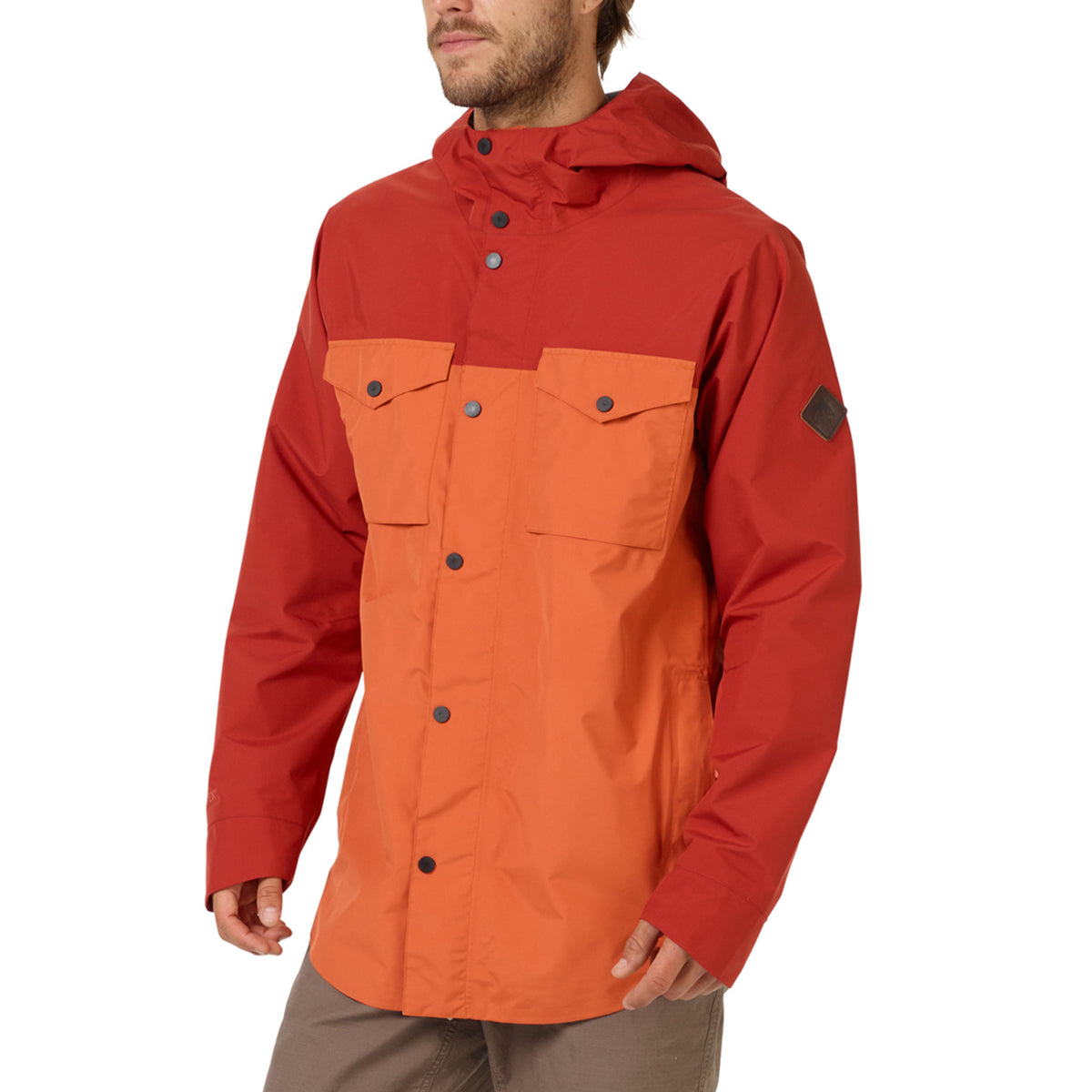 Burton GORE-TEX® Packrite Shacket Mango/Bosa Nova Front View