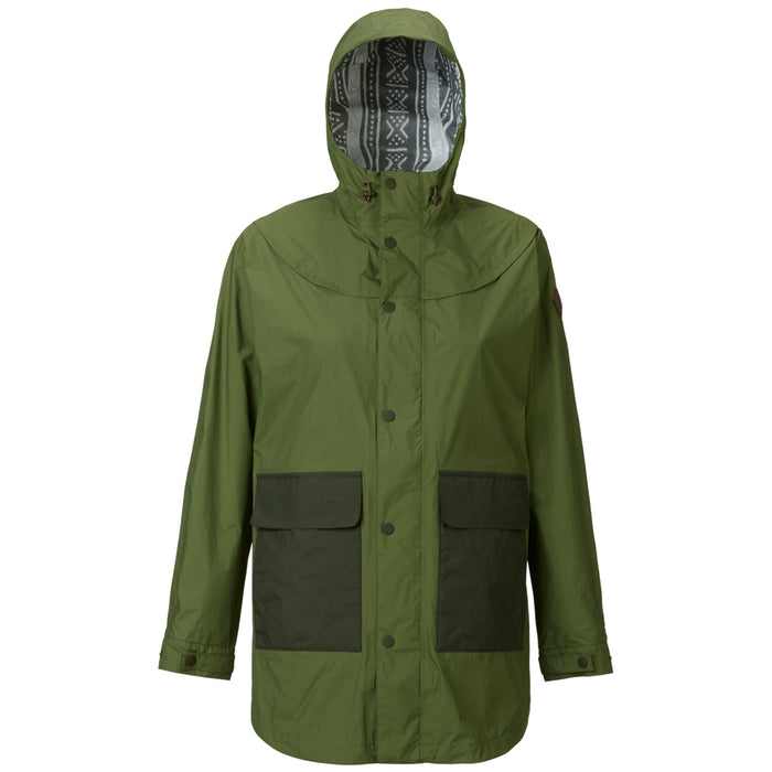 Burton Flare Parka Jacket - Women's Clover/Forest Night Detail 2 View