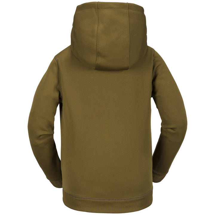 Volcom Taghum Bonded Fleece Hoodie - Big Boys' Moss