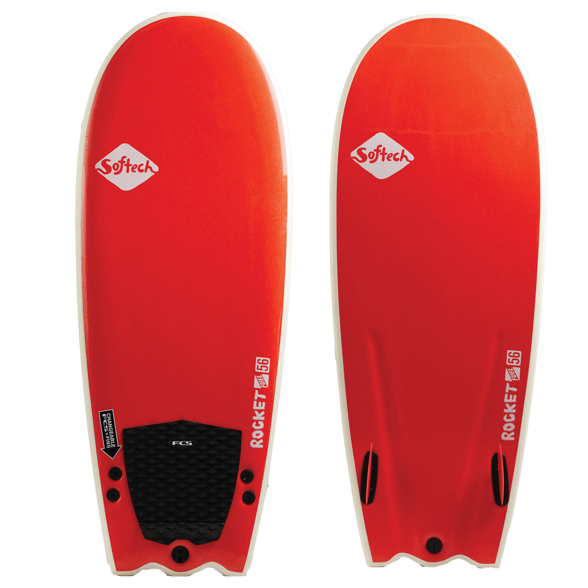 Softech Rocket Fuel 56'' Surfboard Guava Red