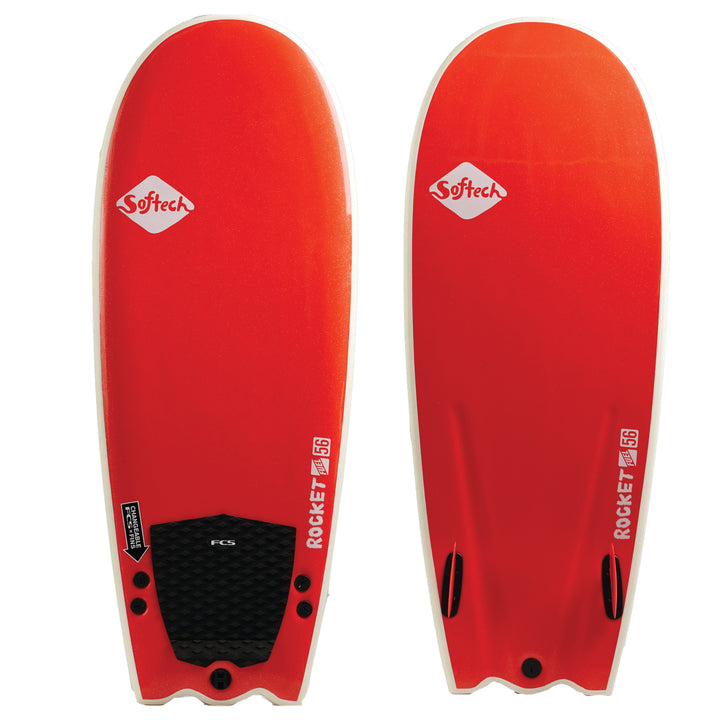 Softech Rocket Fuel 56'' Surfboard Guava Red