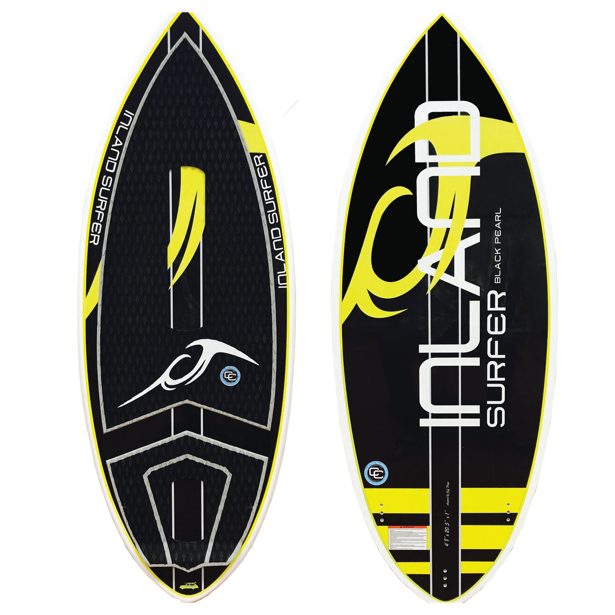 Inland Surfer Black Pearl Skim Wakesurf Board 2018