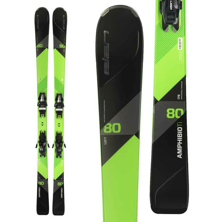 Elan Amphibio 80 Ti Skis + ELS 11.0 Shift Bindings 2018