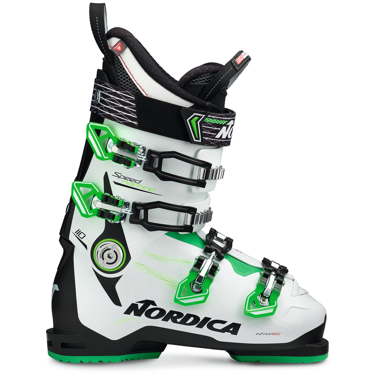 Nordica Speedmachine 110 Ski Boots 2018 White/Green