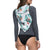 Roxy 1mm Syncro Long Sleeve Wetsuit Top - Women's Ash/Pistaccio