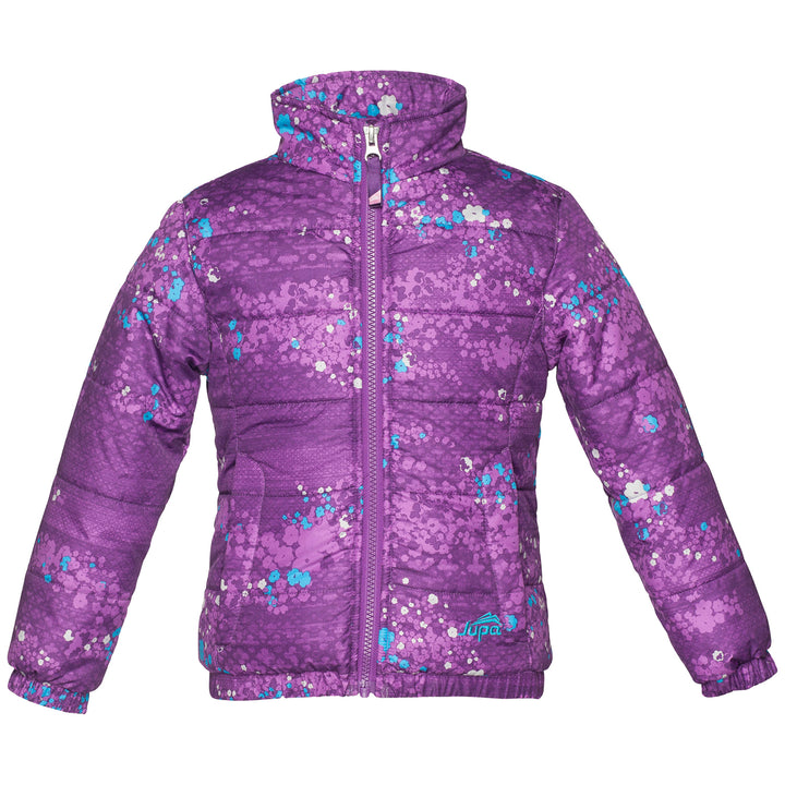 Jupa Elsa Jacket - Little Girls' Electrique Mauve Print