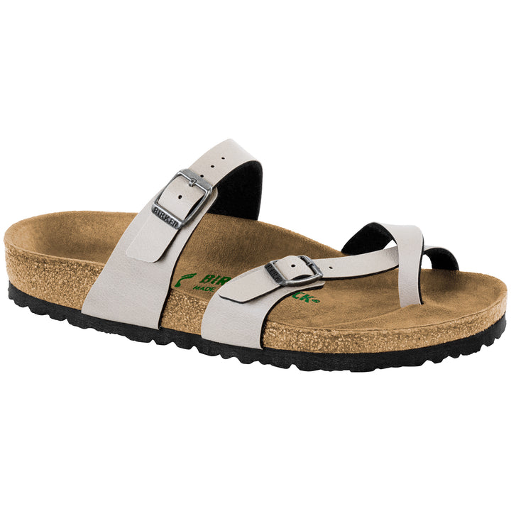 Birkenstock Mayari Vegan Sandals - Women's Stone Pull Up