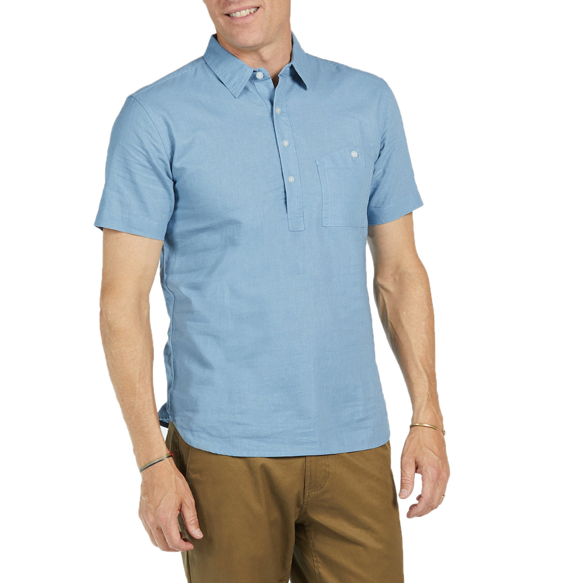 SLVDR Slesinger Short-Sleeve Shirt Blue