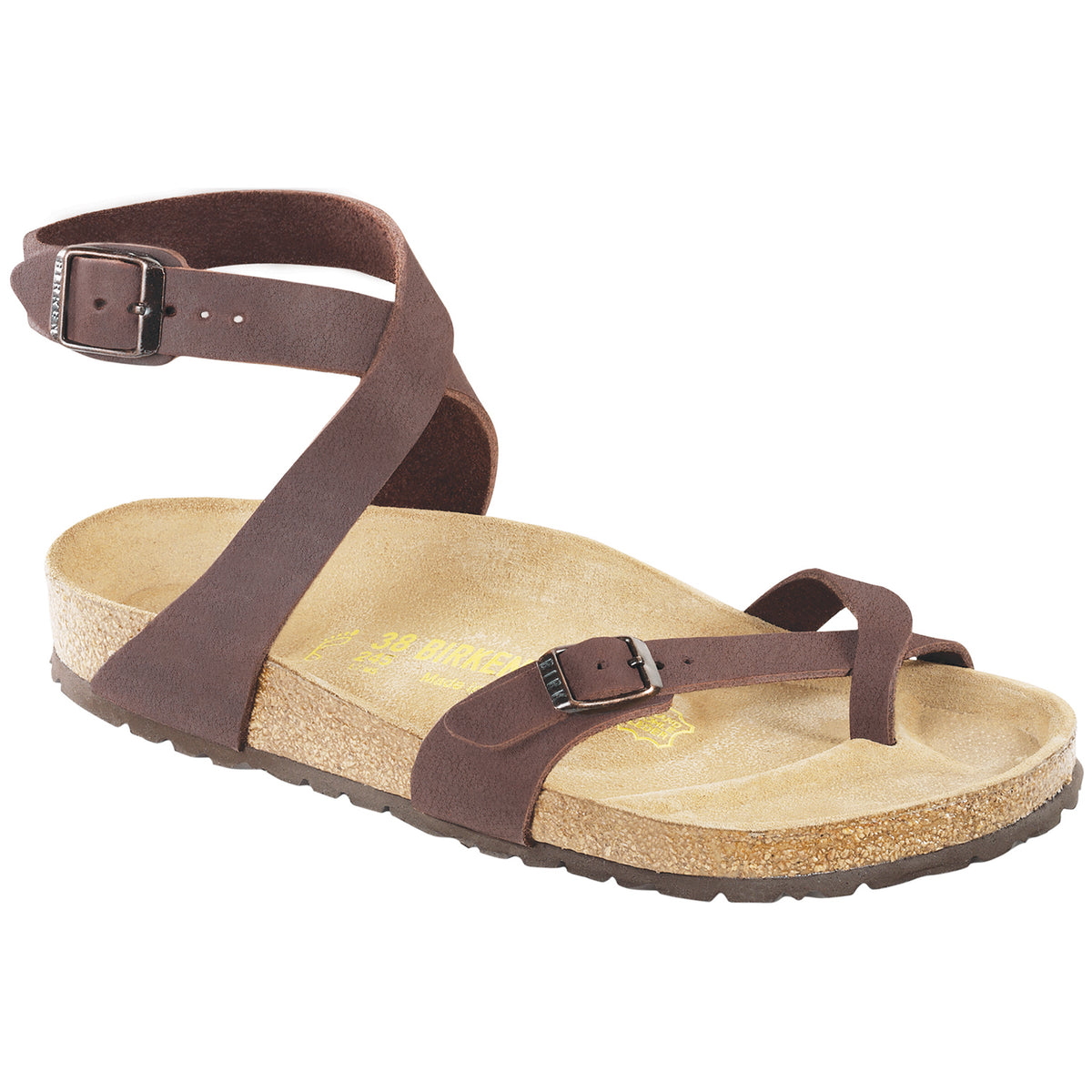 Birkenstock Yara Birkibuc Sandals - Women's Mocha