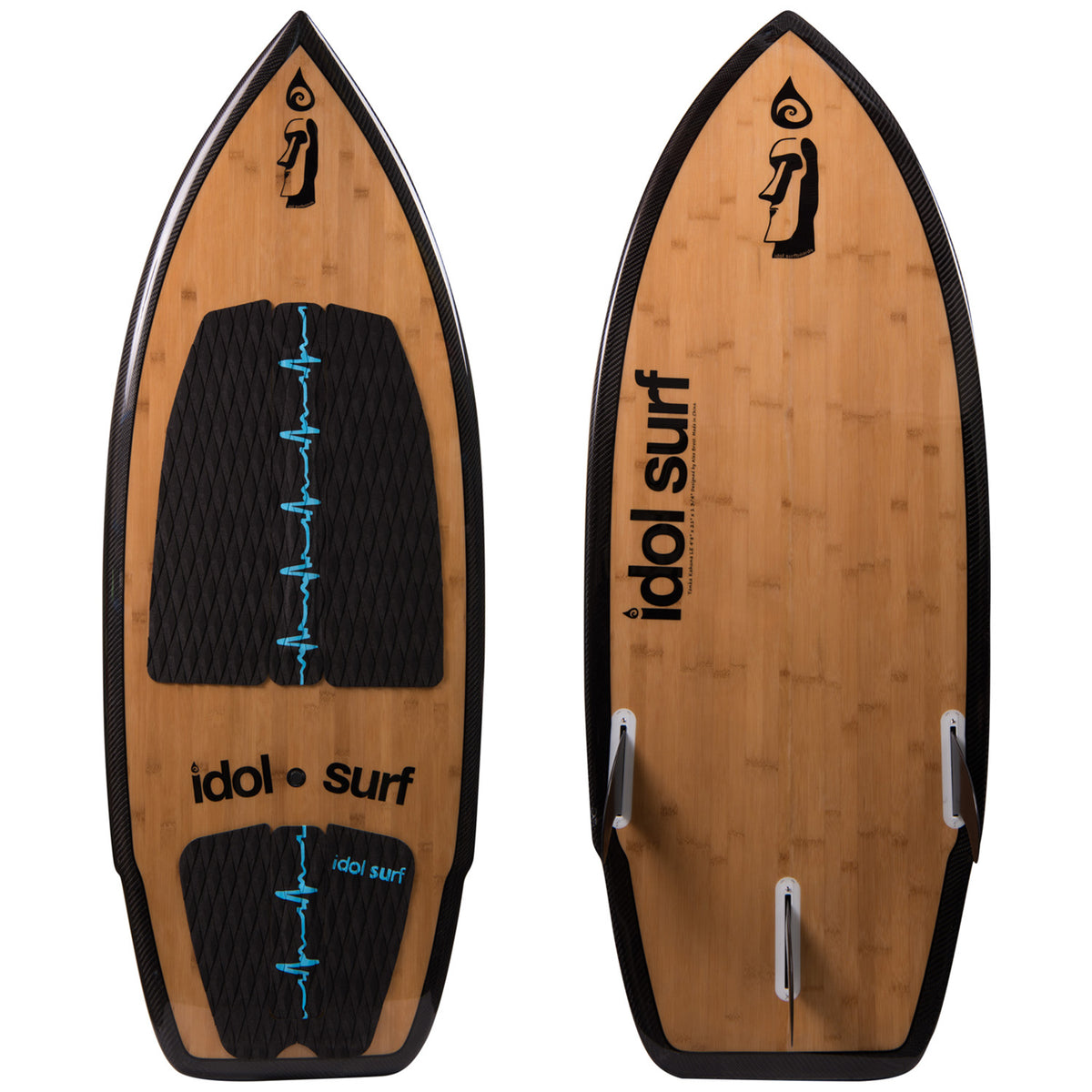 Idol Surf Tonka Kahuna LE Bamboo Wakesurf Board 2018