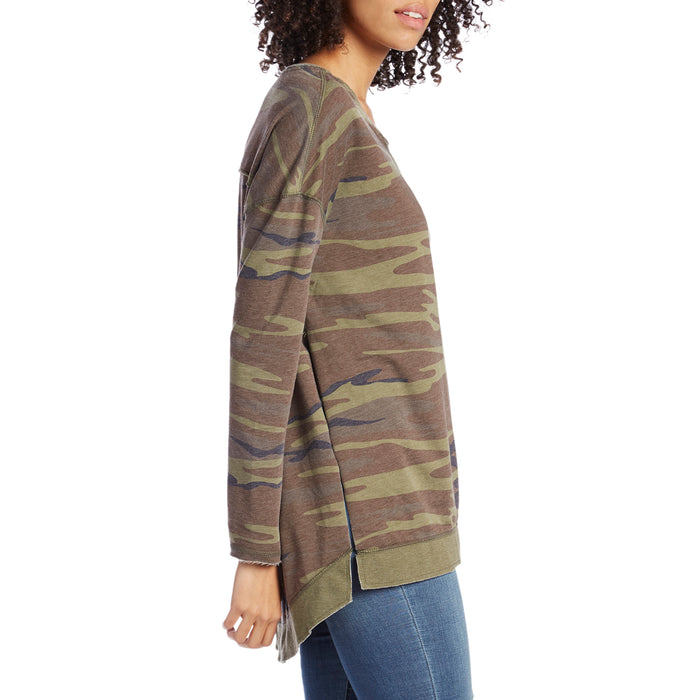 Z Supply The Camo Weekender Pullover - Women's Camo Green