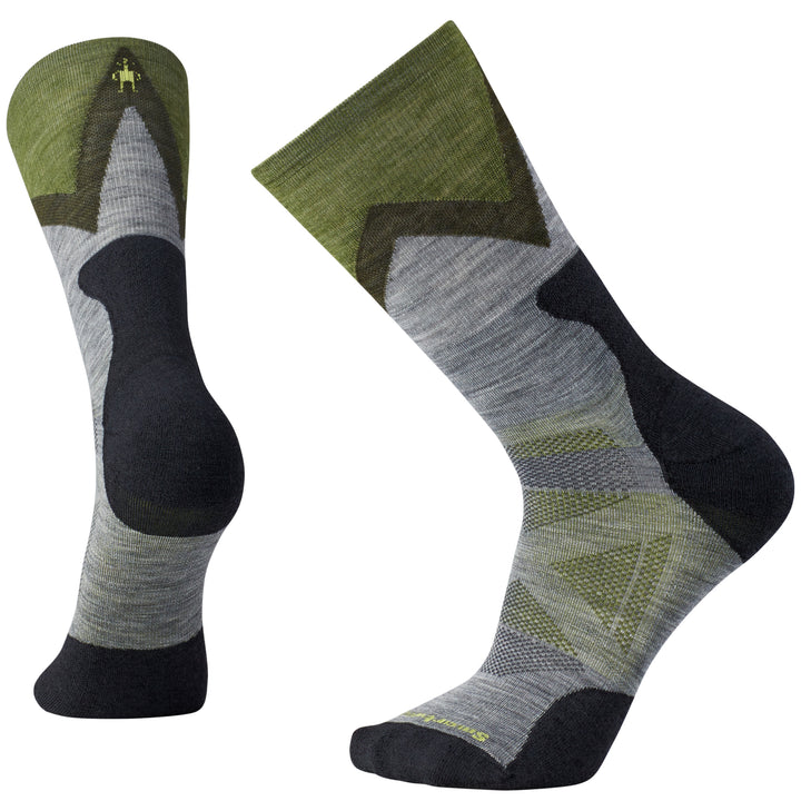 Smartwool PhD® Outdoor Approach Crew Socks Medium Gray